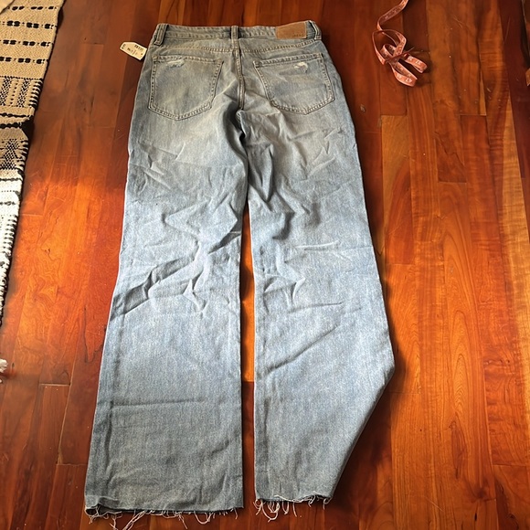 Aeropostale super high rise wide leg jeans size 4 - Picture 9 of 9